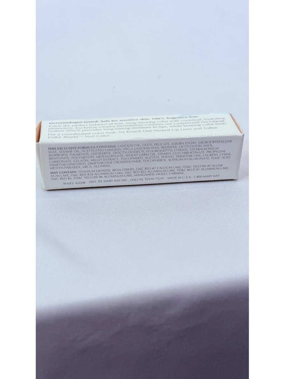 Mary Kay Signature Color Moisturizing Lipstick Toffee 1883 New Discontinued